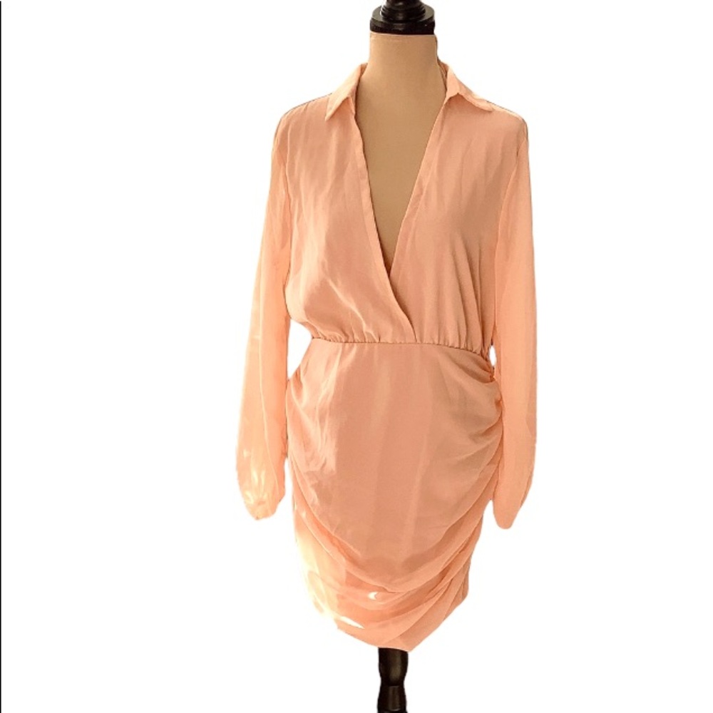 Chiffon fabric dresses Size 10 NWT - Picture 2 of 11